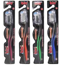 Kit C/80 Escovas De Dente Macia Adulto Dentista Atacado Sortido