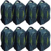 Kit c/ 8x Mochila c/ 4 Cavidades Amarelo - CCB fashion Bag