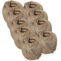 KIT C/9 Fio Barbante Rami 4mm 500g Aprox. 130 Mts Artesanato KIT C/9 Fio Barbante Rami 4mm 500g Aprox. 130 Mts Artesanato