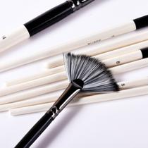 Kit C/ 9 Pinceis Variados Sintetico Branco/preto Hb-3357a