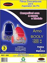 Kit c/9 Sacos Descartáveis Aspirador Arno Booly 1500w 1600w