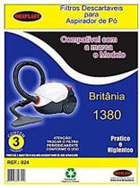 Kit c/9 Sacos Descartáveis Aspirador Britania 1380