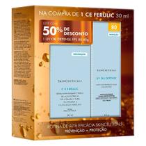 Kit C E Ferulic SkinCeuticals 30ml + UV Oil Defense FPS 80 SkinCeuticals Protetor Solar 40g