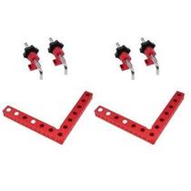 Kit C/ Esquadros Angular 140Mm Grampos 90