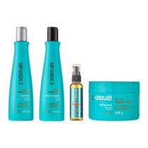 Kit C.Kamura Argan Nutri Oil 4 em 1