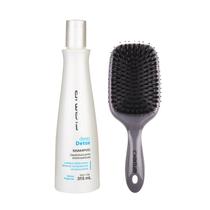 Kit C.Kamura com Shampoo Deep Detox e Escova Cerdas Mistas