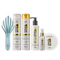 Kit C.Kamura Controle de Danos 5 em 1 com Escova Kit C.Kamura Controle de Danos 5 em 1 com Escova