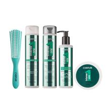 Kit C.Kamura Curls Completo 4 em 1 e Escova Polvo Kit C.Kamura Curls Completo 4 em 1 e Escova Polvo
