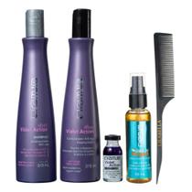 Kit C.Kamura Silver Brilho Argan + Pente Lilabella Kit C.Kamura Silver Brilho Argan + Pente Lilabella