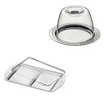 Kit c/ Porta Frios e Porta Queijo em Aço Inox - Tramontina