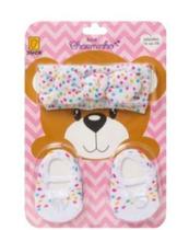 Kit c/tiara e meia são.bb Charminho Kit c/tiara e meia são.bb Charminho