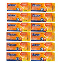 Kit C12 Suplemento Vitamina C Laranja Vitaxon C10 - Airela