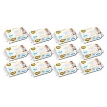Kit C12 Toalhas Umedecidas Love e Care Premium C96 Mili