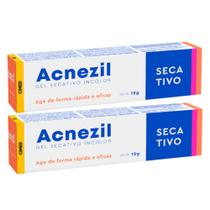 Kit C2 Acnezil Gel Secativo Incolor Acnes e Cravos - Cimed