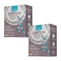 Kit C2 Cartliv Colágeno Para Articulações - Equaliv
