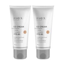Kit C2 CC Cream Clareador Com Cor FPS80 40g - Anasol Kit C2 CC Cream Clareador Com Cor FPS80 40g - Anasol