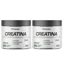 Kit C2 Creatina Monohidratada 300g Sem Sabor Herbamed