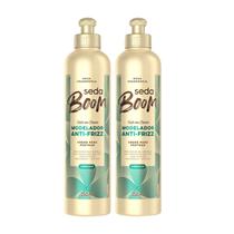 Kit C2 Creme de Pentear Modelador Anti-Frizz - Seda