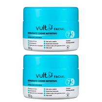 Kit C2 Creme Hidratante Nutritivo Facial 100g Vult