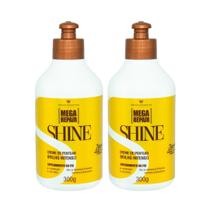 Kit C2 Creme Pentear Brilho Intenso 300g Wever Cosmeticos