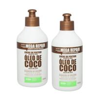 Kit C2 Creme Pentear Óleo de Coco 300ml Wever Cosméticos Kit C2 Creme Pentear Óleo de Coco 300ml Wever Cosméticos