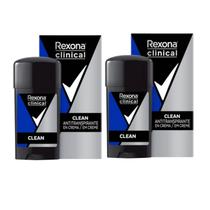 Kit C2 Des Rexona Clinical Creme 58G Men Clean