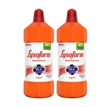Kit C2 Desinfetante Para Limpeza Lysoform 1L Sc Johnson