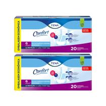 Kit C2 Fralda Adulto Tam G Confort Mega - Tena