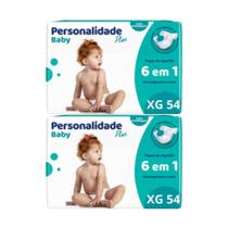 Kit C2 Fralda Baby Plus XG Proteção - Personalidade Kit C2 Fralda Baby Plus XG Proteção - Personalidade