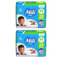 Kit C2 Fralda Infantil Jumbinho M C/22 - Mili Kit C2 Fralda Infantil Jumbinho M C/22 - Mili