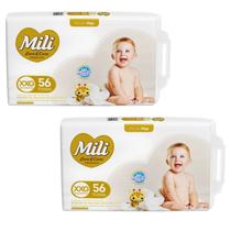 Kit C2 Fralda Love & Care Premium XXG C56 - Mili Kit C2 Fralda Love & Care Premium XXG C56 - Mili