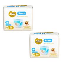 Kit C2 Fralda Pants Love&Care Premium XG C24 - Mili