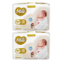 Kit C2 Fralda Recém Nascido Mili Love & Care Premium Mili Kit C2 Fralda Recém Nascido Mili Love & Care Premium Mili