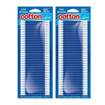 Kit C2 Hastes Flexíveis Pontas Algodão Cotton Line