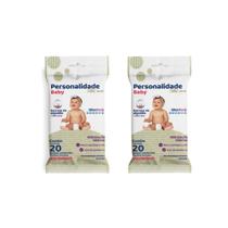 Kit C2 Lenço Umedecido Pocket C20 - Personalidade Baby Kit C2 Lenço Umedecido Pocket C20 - Personalidade Baby