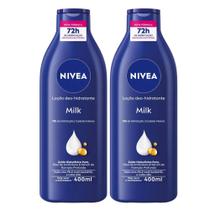 Kit C2 Loção Corporal Hidratante Milk pele Seca 400ml -Nivea Kit C2 Loção Corporal Hidratante Milk pele Seca 400ml -Nivea