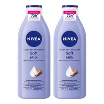 Kit C2 Loção Corporal Soft Milk Cuidado Completo 400ml-Nivea Kit C2 Loção Corporal Soft Milk Cuidado Completo 400ml-Nivea