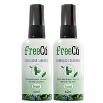 Kit C2 Odorizador Privada Capim Limão FreeCo 60ml - Brands