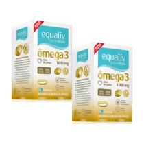 Kit C2 Ômega 3 1.000mg Suplemento - Equaliv