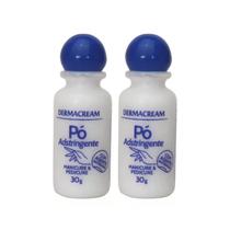 Kit C2 Pó Adstringente Manicure e Pedicure 30g - Dermacream