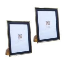 Kit c2 Porta Retrato Paspatur Foto 10x15cm Mdf Minimalista