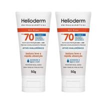 Kit C2 Protetor Facial Toque Seco FPS70 50G Helioderm Kit C2 Protetor Facial Toque Seco FPS70 50G Helioderm