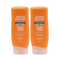 Kit C2 Protetor Solar FPS50 200ml Cenoura e Bronze