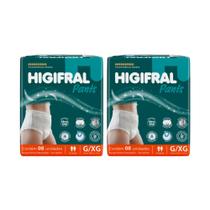 Kit C2 Roupa Íntima Unissex G/XG Pants - Higifral Kit C2 Roupa Íntima Unissex G/XG Pants - Higifral