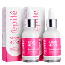 Kit C2 Sérum Facial Rosa Mosqueta 4 em 1 - Epilê Kit C2 Sérum Facial Rosa Mosqueta 4 em 1 - Epilê