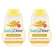 Kit C2 Shampoo Glicerinado Hidratação Suave 400ml -Baby Dove