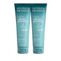 Kit C2 Shampoo Masculino Cabelos Grisalhos - Bio Extratus Kit C2 Shampoo Masculino Cabelos Grisalhos - Bio Extratus