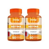 Kit C2 Suplemento Alimentar Cabelo Pele Unhas Biotina Duom