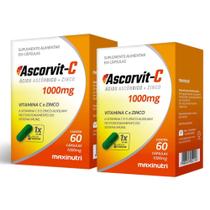 Kit C2 Suplemento Ascorvit Reforço Vitamina C - Maxinutri