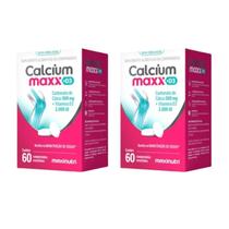 Kit C2 Suplemento Calcium Maxx D3 - Cálcio carbonato + Vitamina D3 2000UI - Maxinutri Kit C2 Suplemento Calcium Maxx D3 - Cálcio carbonato + Vitamina D3 2000UI - Maxinutri